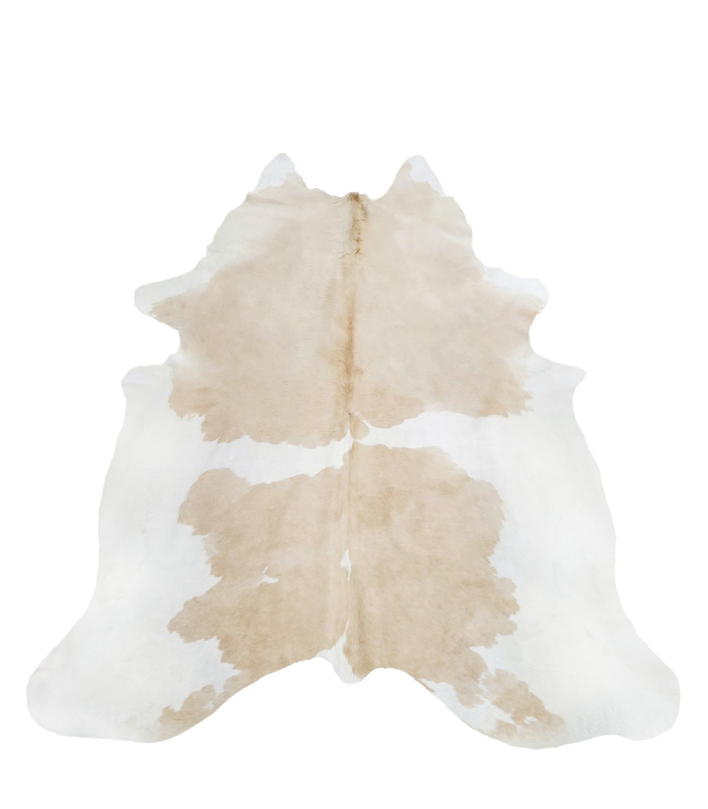 Palomino & White Cowhide Rug - L