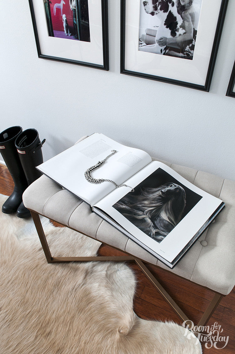 Solid Light Palomino Cowhide Rug - L