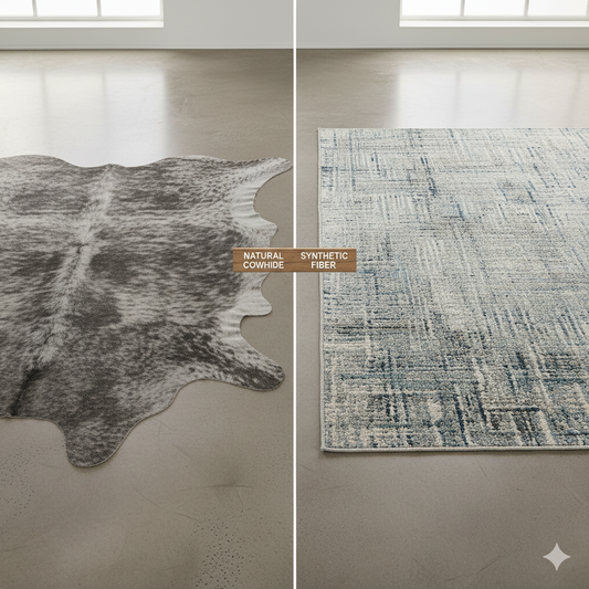Cowhide vs. Other Rugs: Why Cowhide Is the Durable, Low-Maintenance Choice