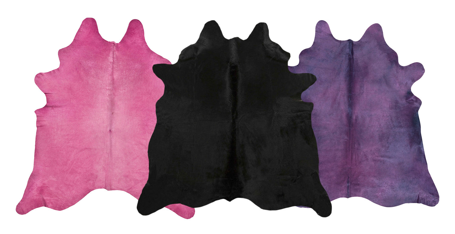 Solid Dyed Cowhide Rugs