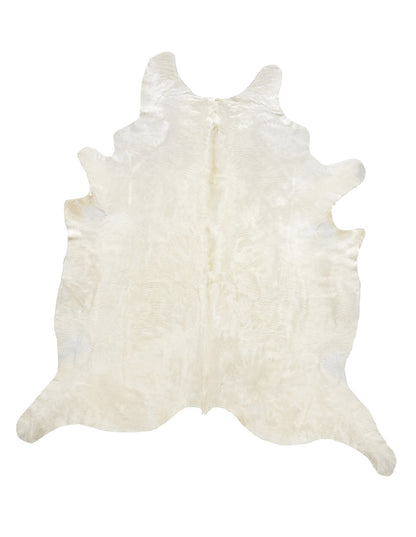 Large Natural Off White cowhide rug