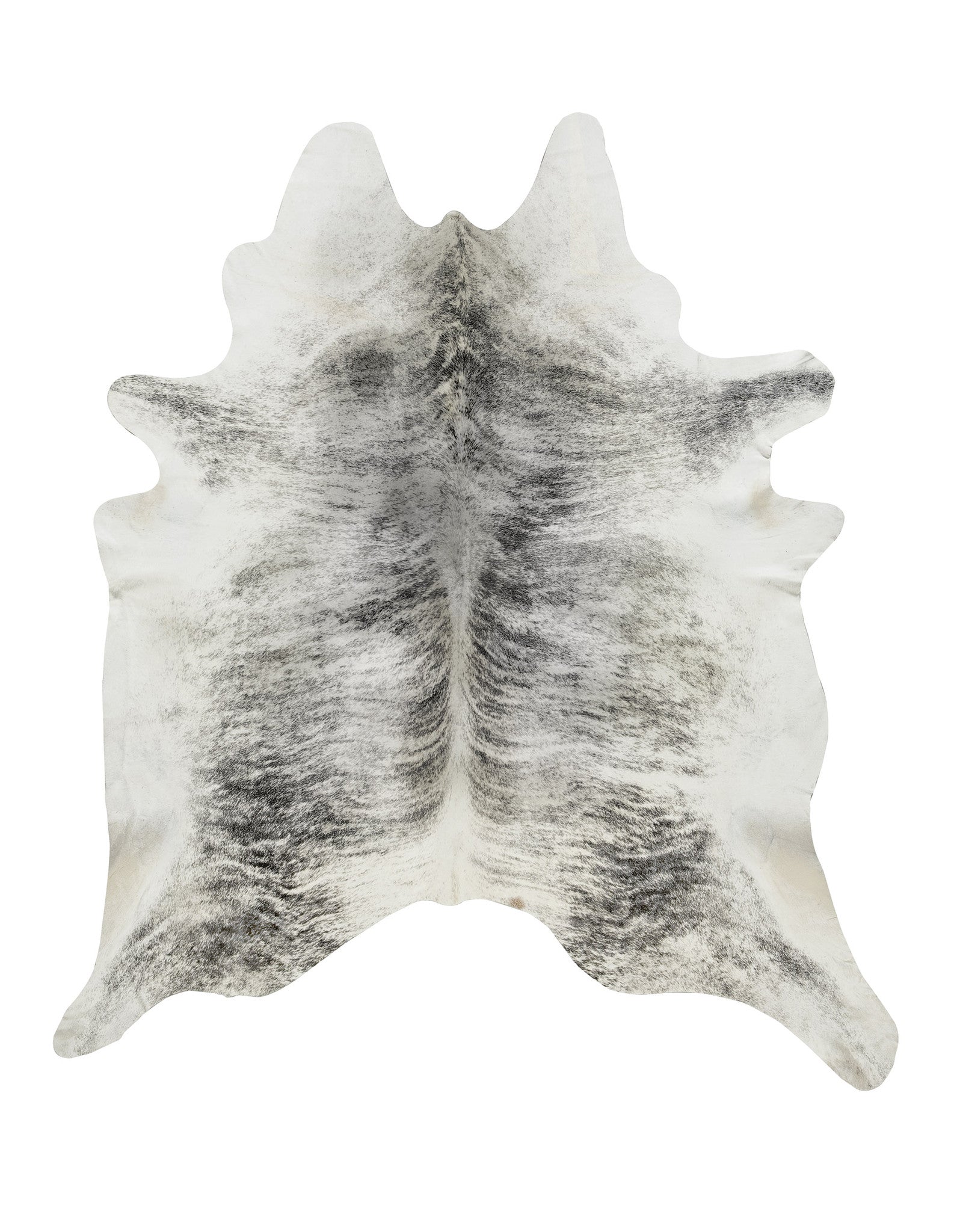 Gray Brindle cowhide rug XL