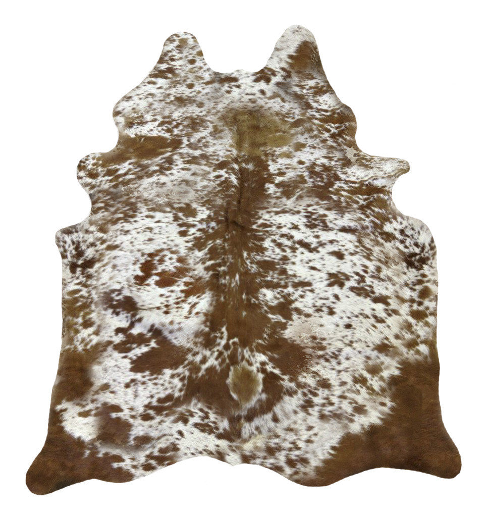 XLarge longhorn brown cowhide rug alt