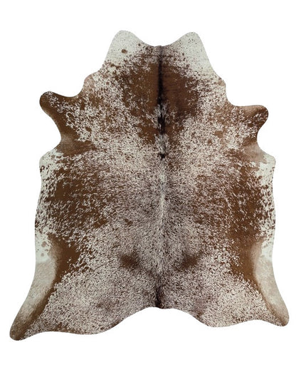 XLarge Salt & Pepper Brown Cowhide Rug Alt
