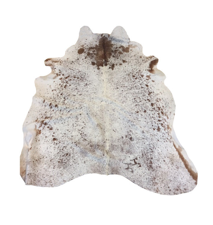Salt and Pepper Brown Cowhide Rug large alt 3